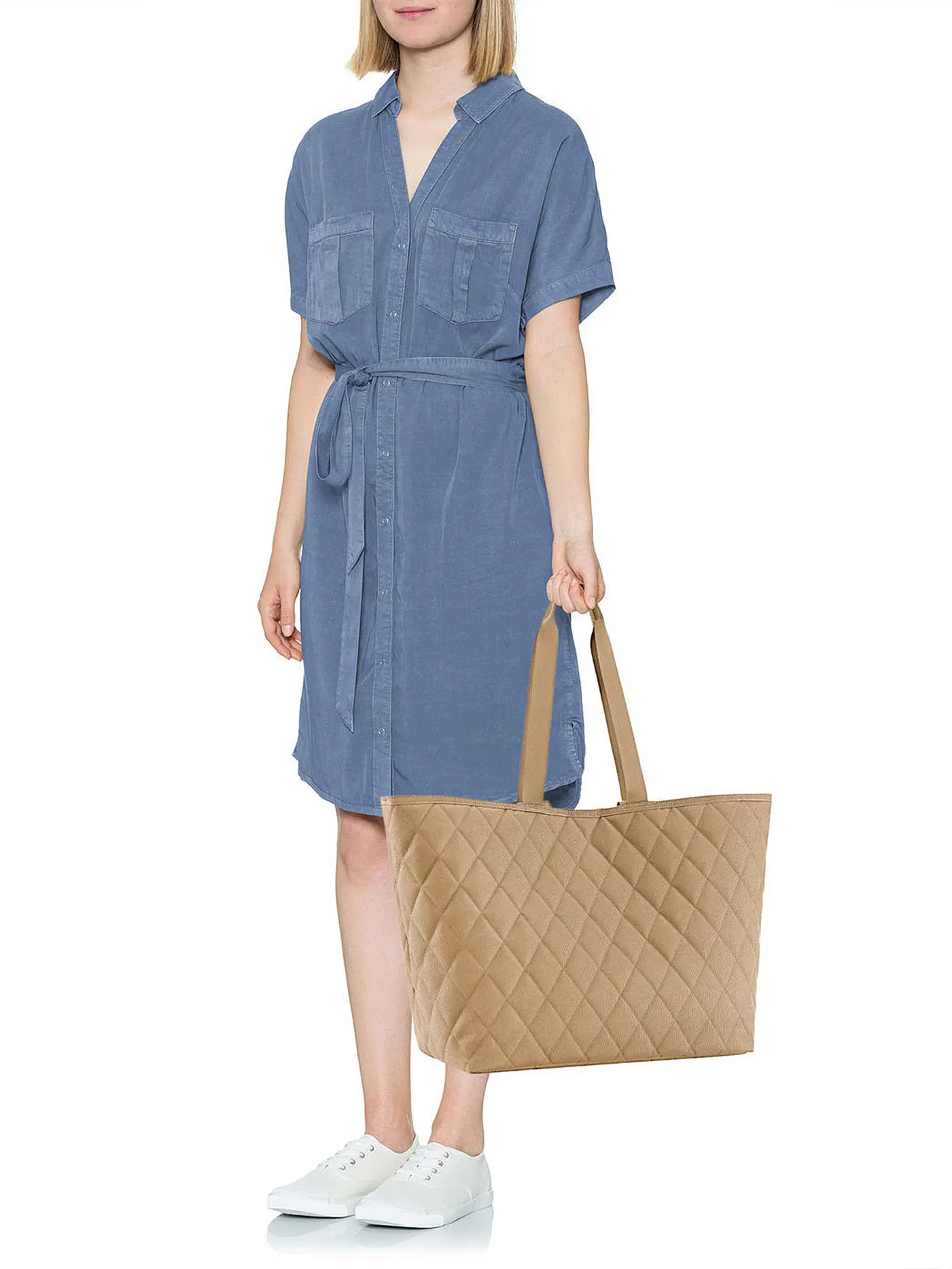 REISENTHEL | Classic Shopper XL RHOMBUS Ginger | 